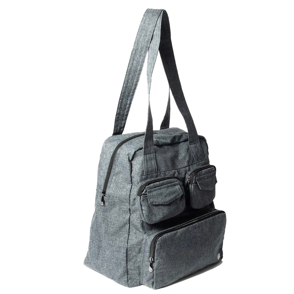 NWT Lug Puddle Jumper Packable Tote Bag in Heather Grey. - Picture 4 of 6